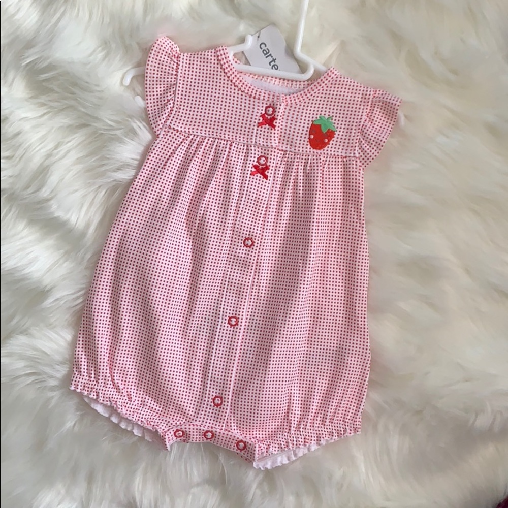 Strawberry onesie